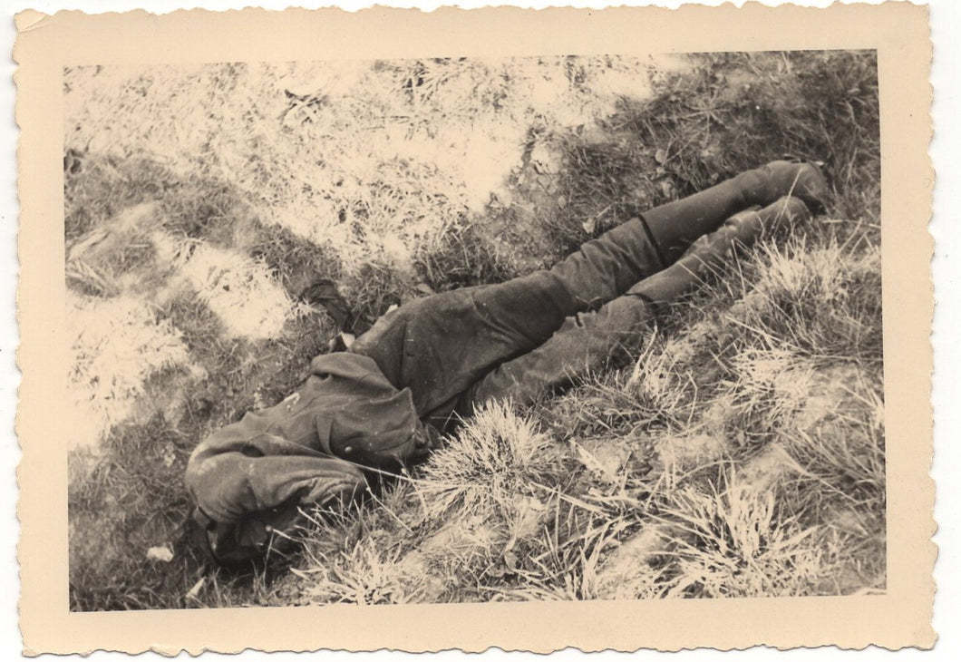 PHOTO CADAVRE DE SOLDAT POLONAIS GROSSDEUTCHLAND 1939